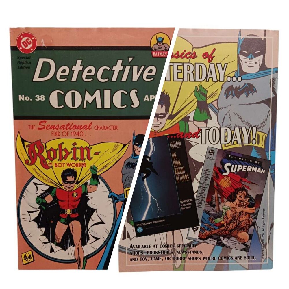 DETECTIVE COMICS #38 Toys R Us Special Replica Edition 1st App Robin DC 1997